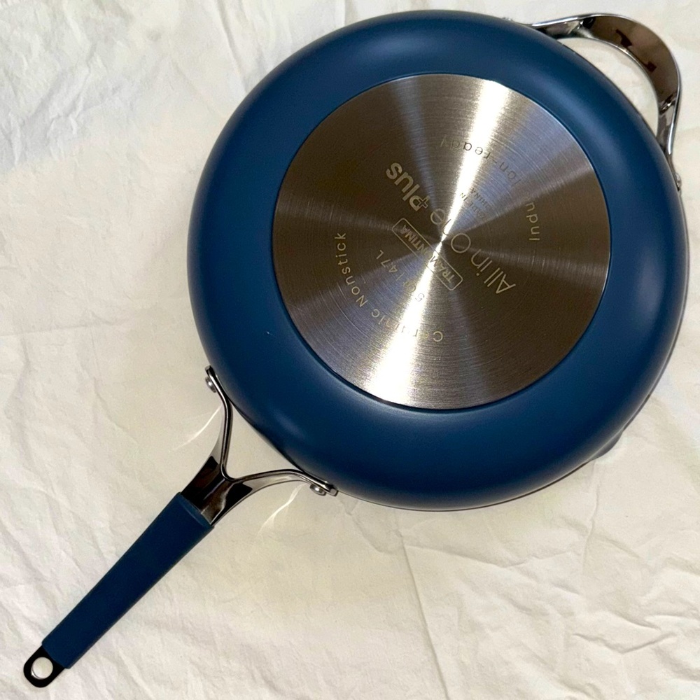 NWT TRAMONTINA - 7-Piece All-in-One Plus Pan - Non-Toxic Ceramic Interior - Picture 4 of 10